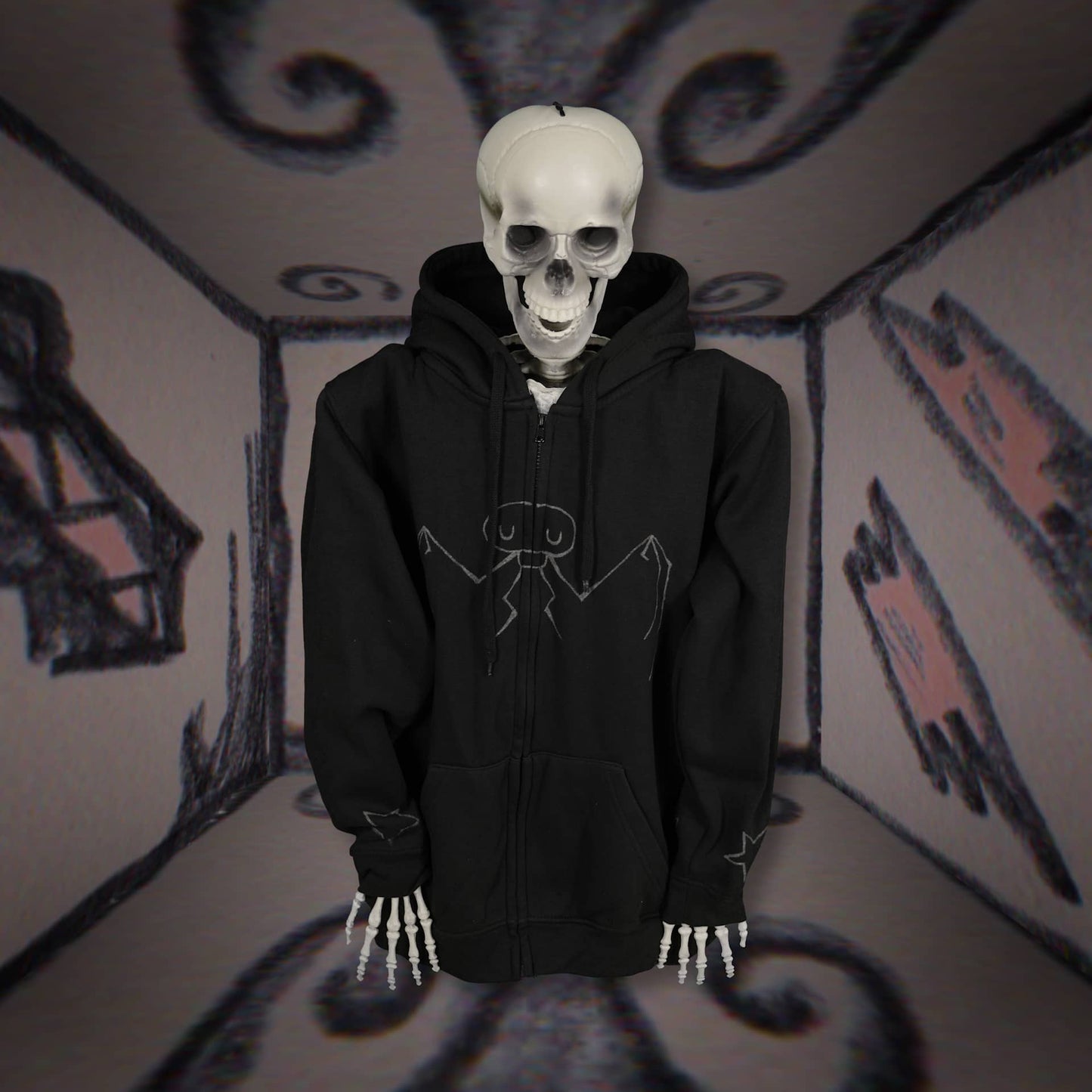 Batch 2: Afterlife - M11 Black Zip-up Hoodie