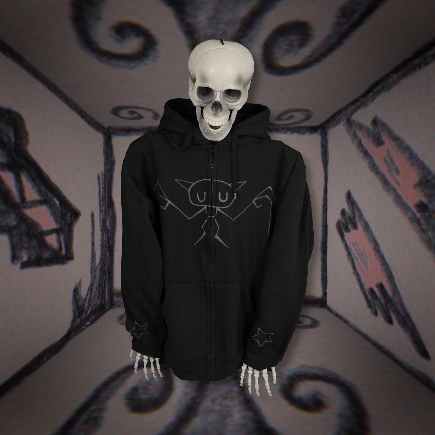Batch 2: Afterlife - M12 Black Zip-up Hoodie
