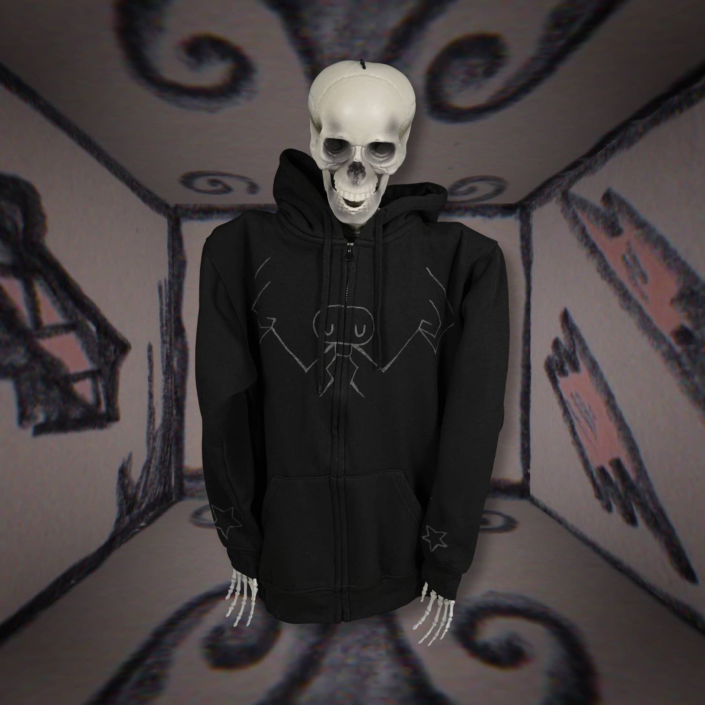 Batch 2: Afterlife - M16 Black Zip-up Hoodie