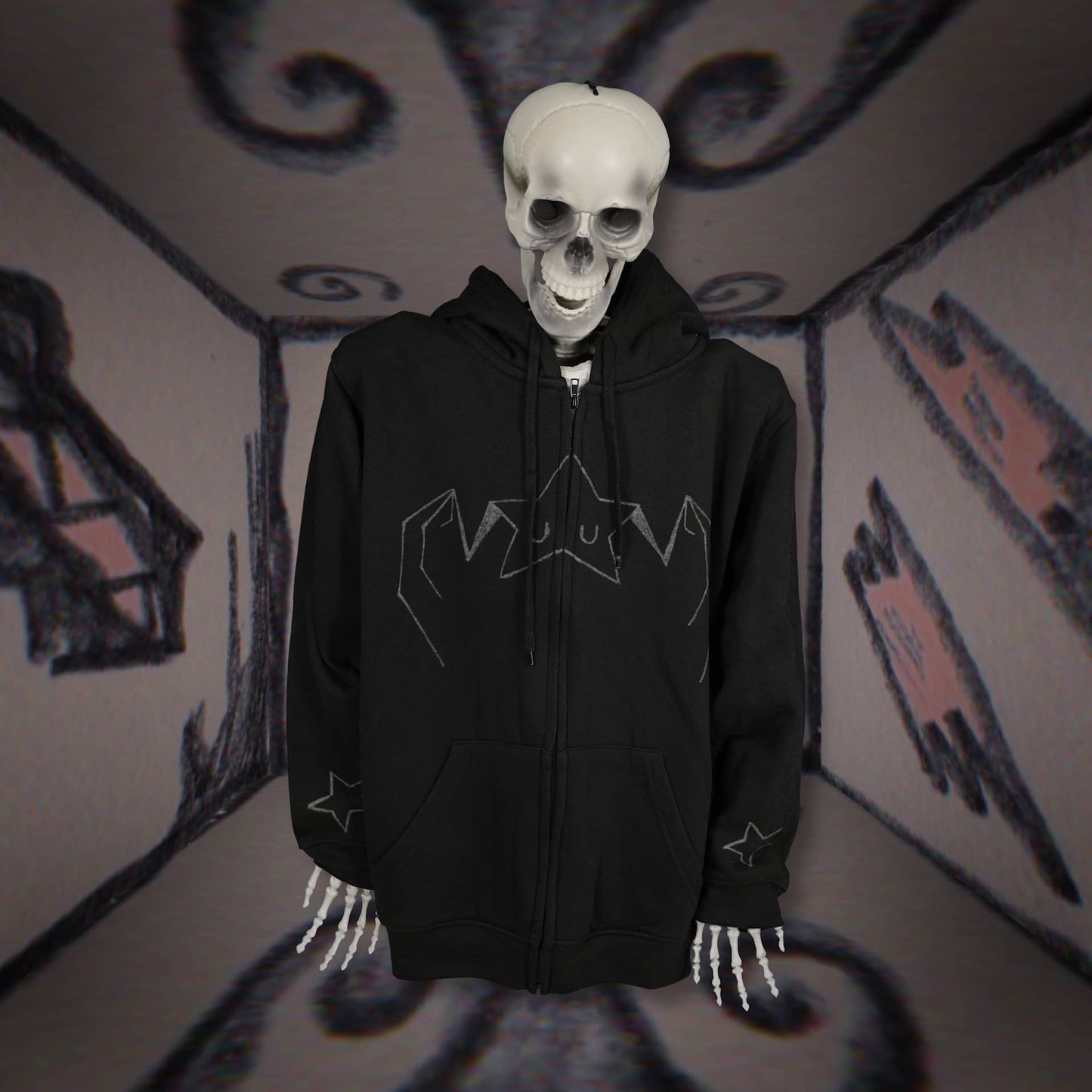 Batch 2: Afterlife - M6 Black Zip-up Hoodie