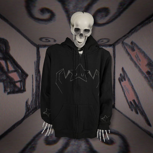 Batch 2: Afterlife - M6 Black Zip-up Hoodie