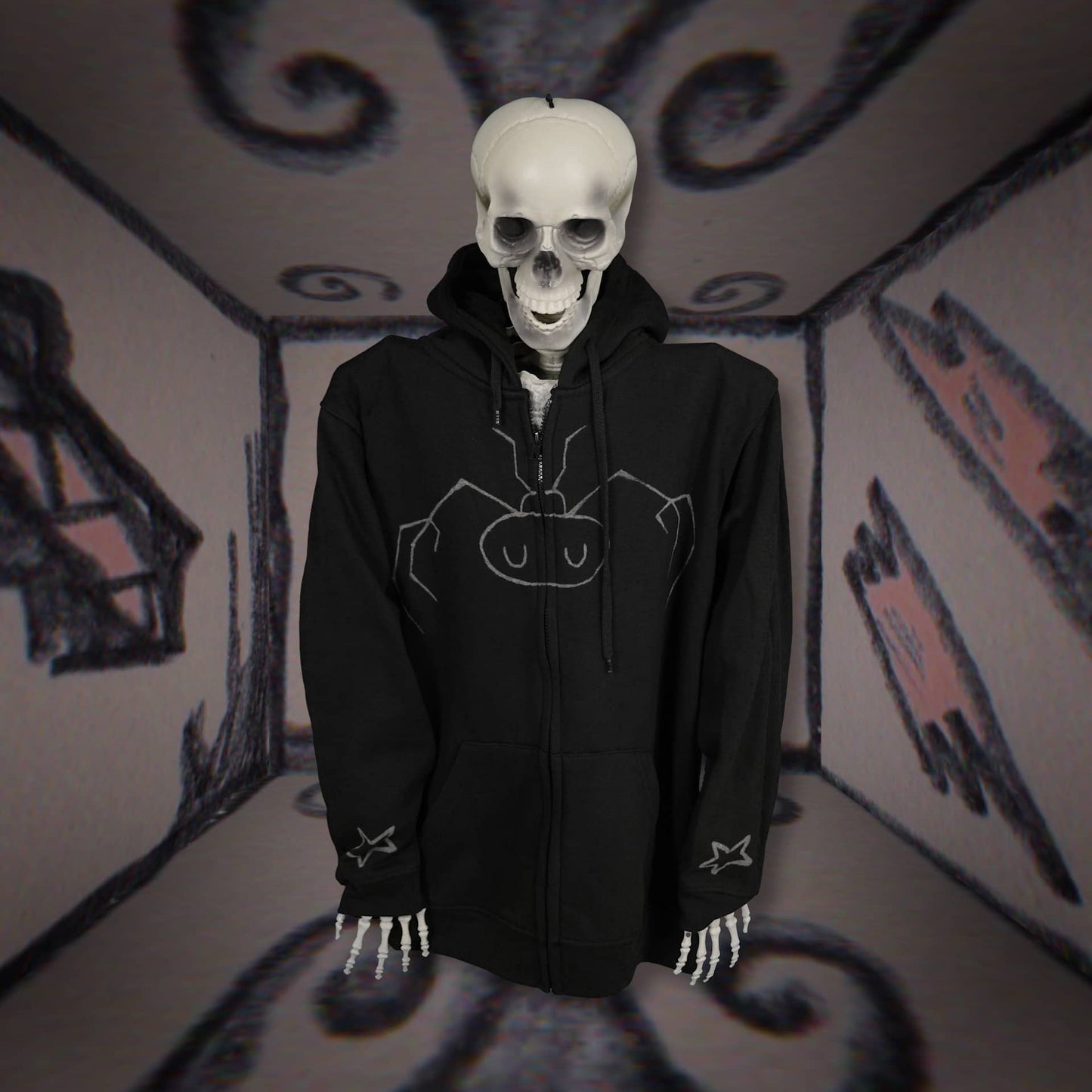 Batch 2: Afterlife - M8 Black Zip-up Hoodie