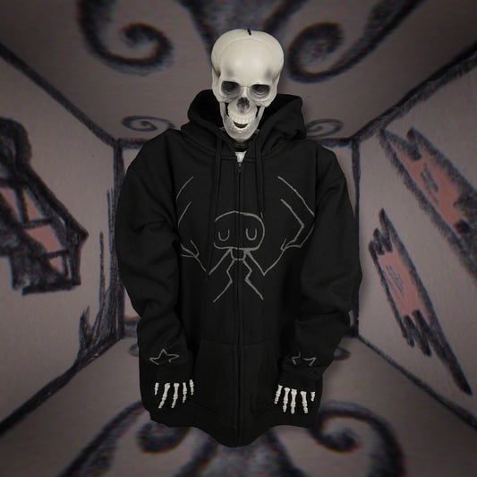 Batch 2: Afterlife - XL2 Black Zip-up Hoodie