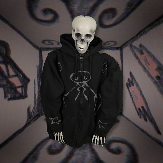 Batch 2: Afterlife - XL4 Black Zip-up Hoodie