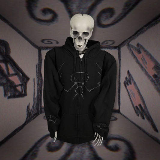 Batch 2: Afterlife - L2 Black Zip-up Hoodie