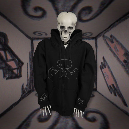 Batch 2: Afterlife - L6 Black Zip-up Hoodie