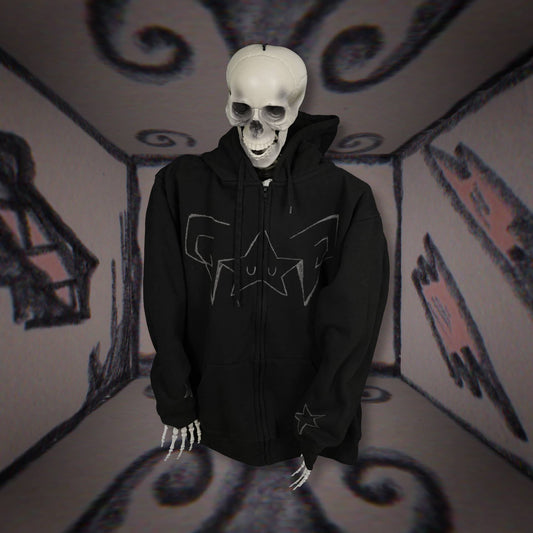 Batch 2: Afterlife - L7 Black Zip-up Hoodie