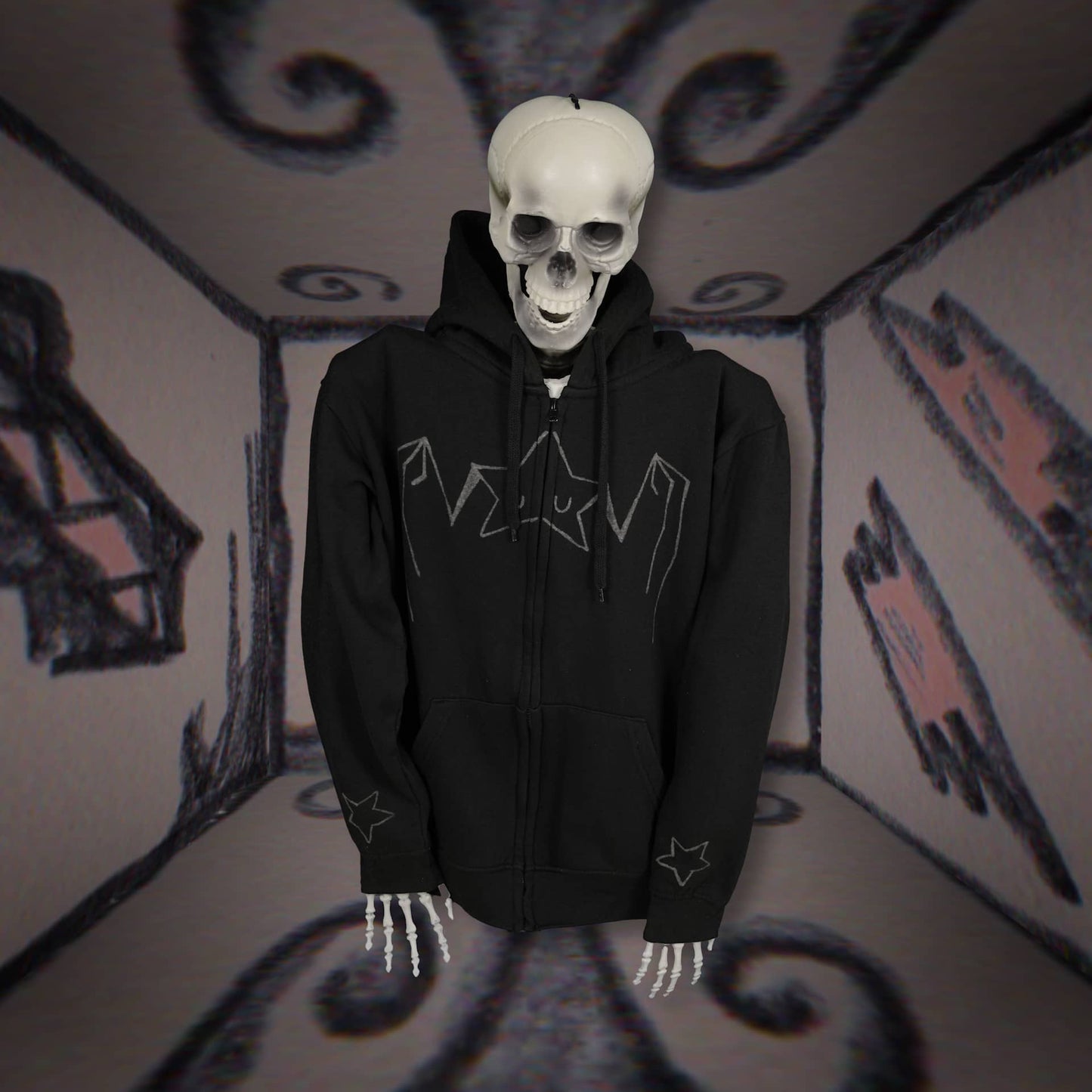 Batch 2: Afterlife - M14 Black Zip-up Hoodie