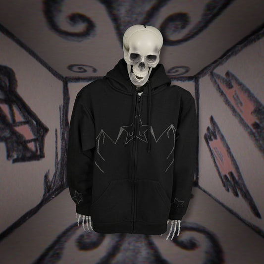 Batch 2: Afterlife - M17 Black Zip-up Hoodie