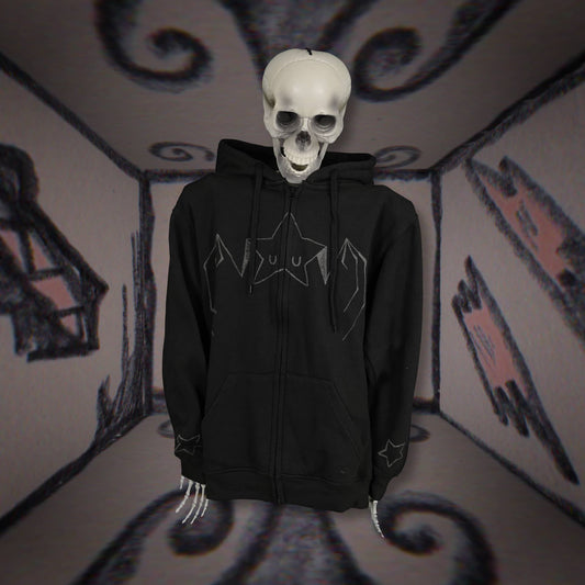 Batch 2: Afterlife - M2 Black Zip-up Hoodie