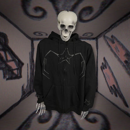 Batch 2: Afterlife - M3 Black Zip-up Hoodie