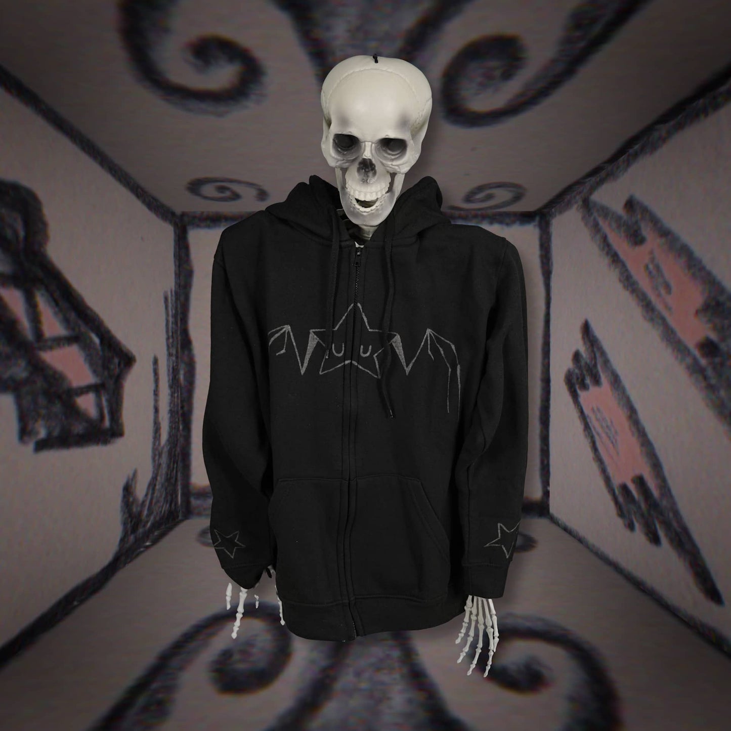 Batch 2: Afterlife - M5 Black Zip-up Hoodie