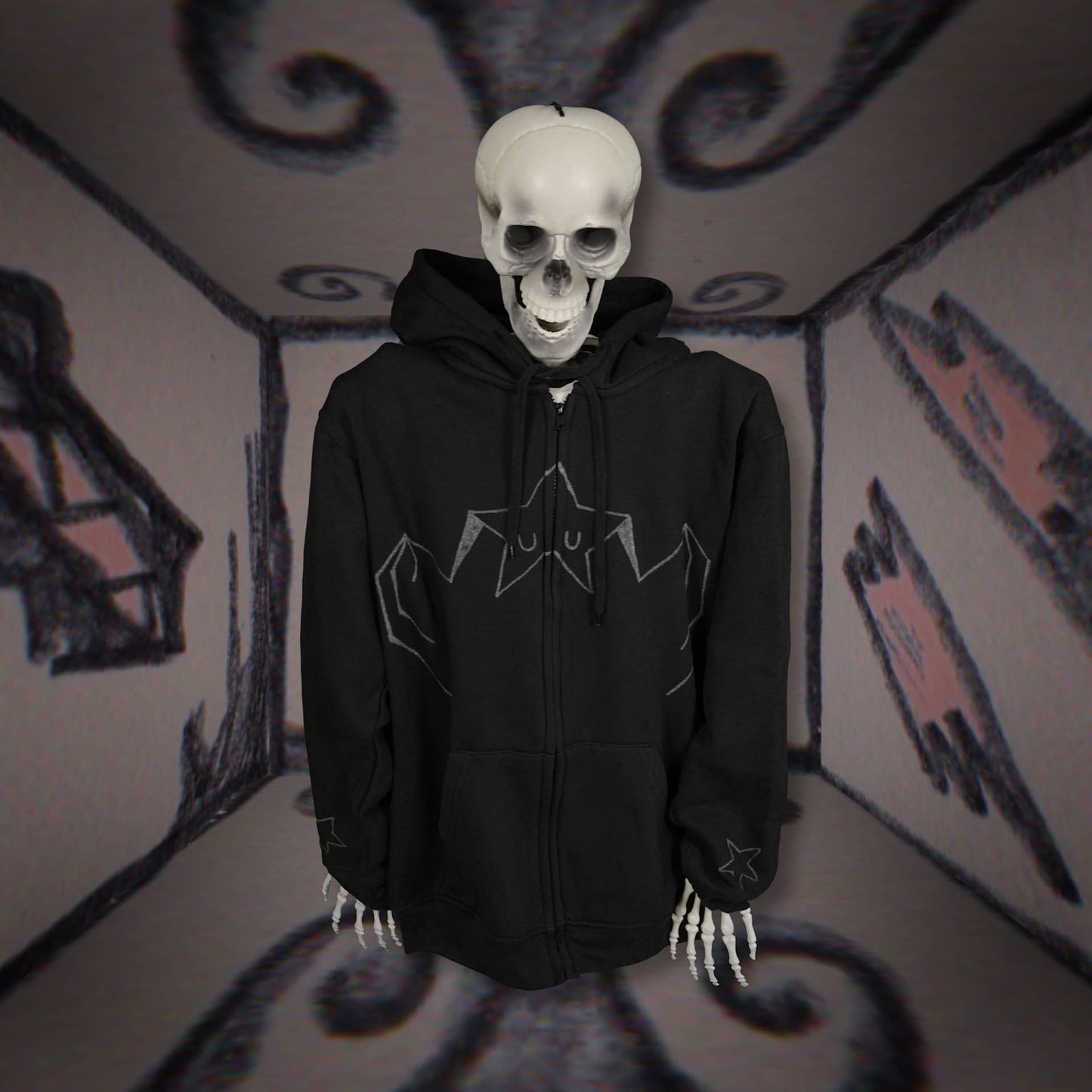 Batch 2: Afterlife - M9 Black Zip-up Hoodie