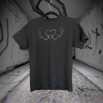 Haunted Hearth - Black T-shirt M